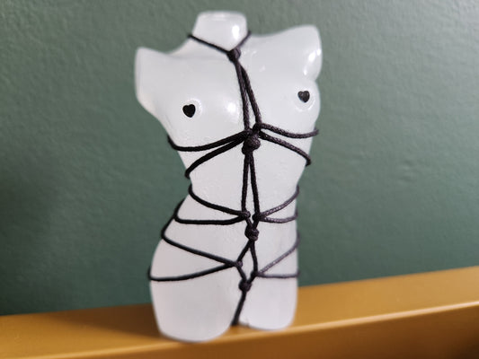 Glow goddess shibari statue