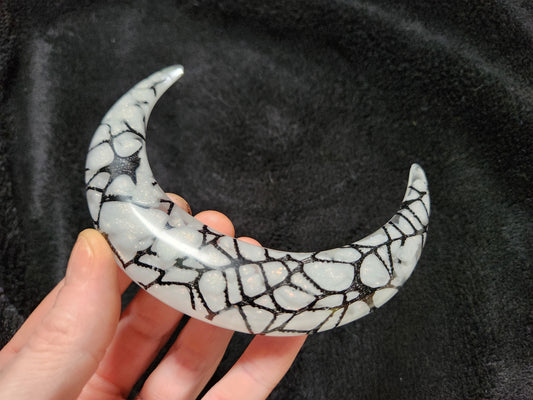 Cobweb moon hair fork