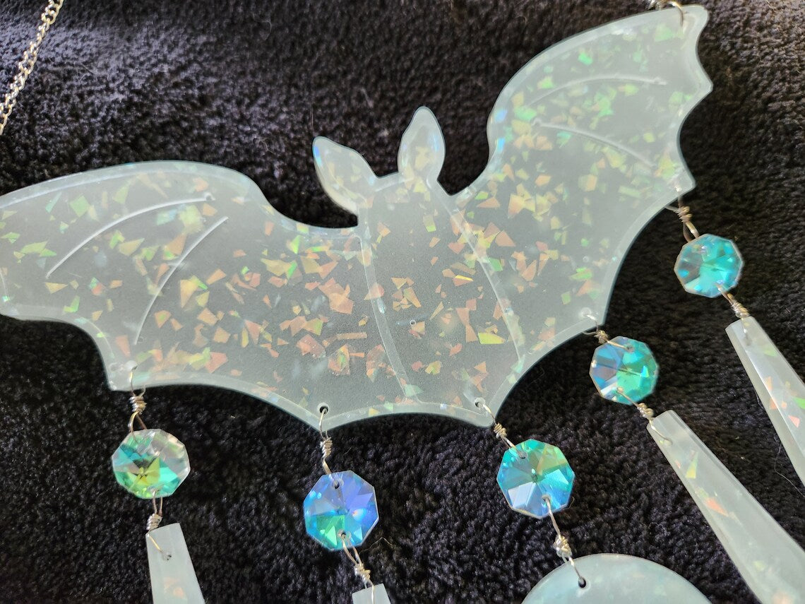 Sparkle & Glow bat suncatcher