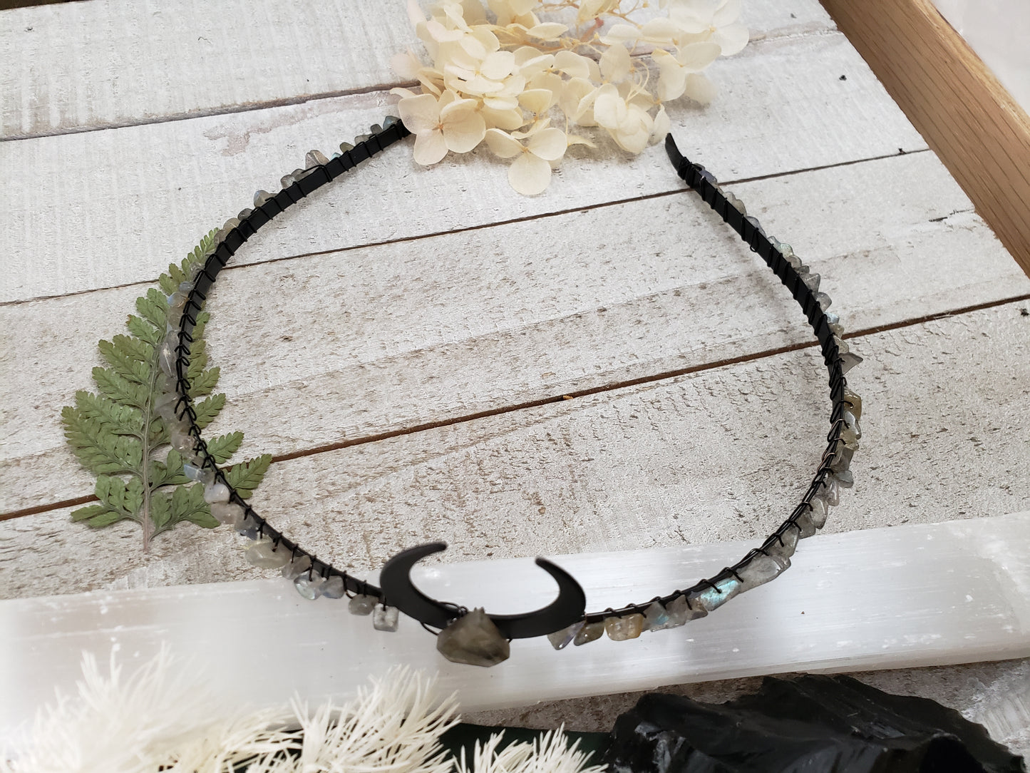 Nyx night goddess headpiece