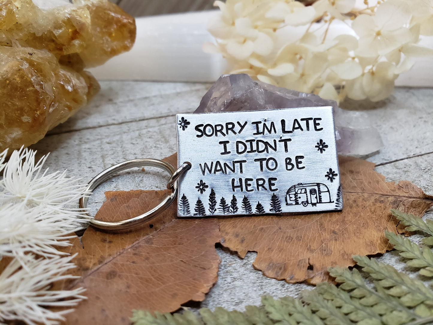 A-social keychain