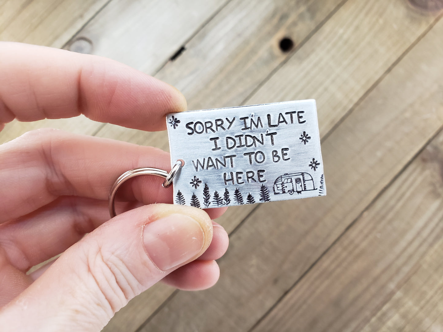 A-social keychain
