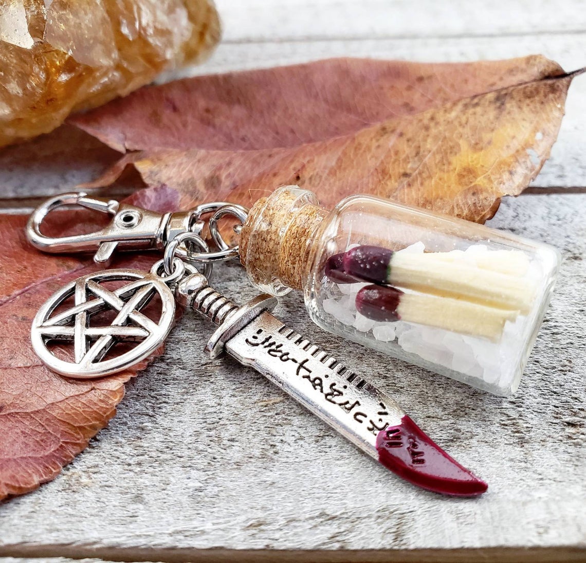 Supernatural salt and burn bag charm