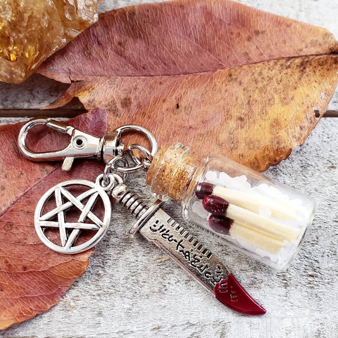 Supernatural salt and burn bag charm