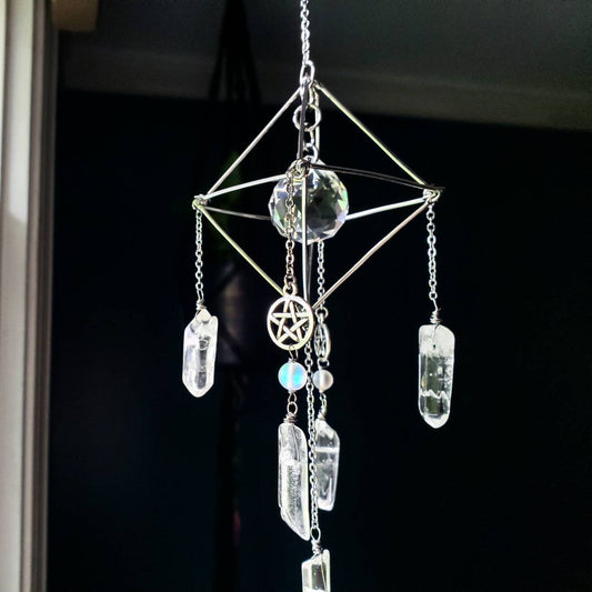 Pentagram prism suncatcher