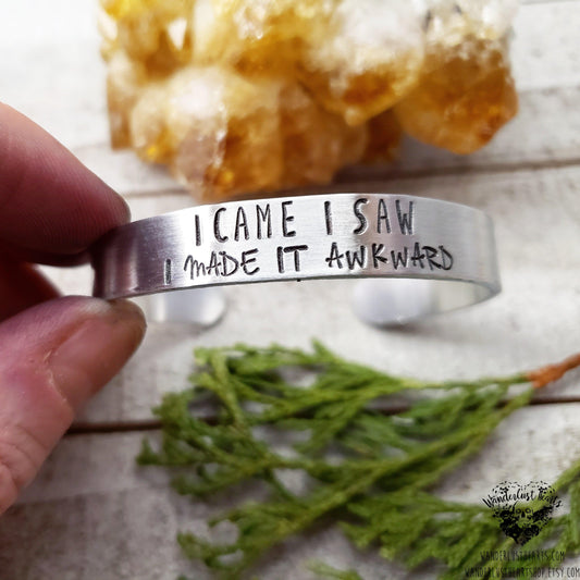 Awkward cuff bracelet