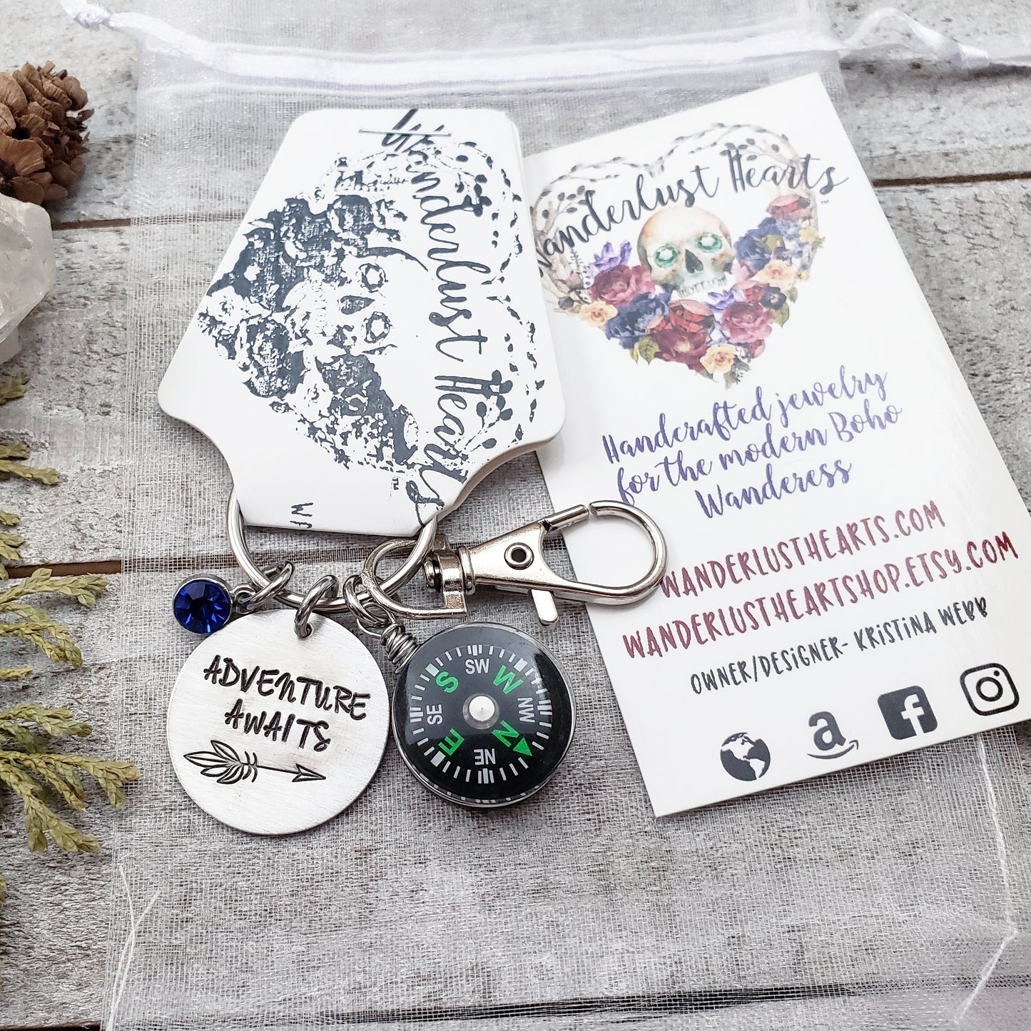 Adventure Awaits Keychain