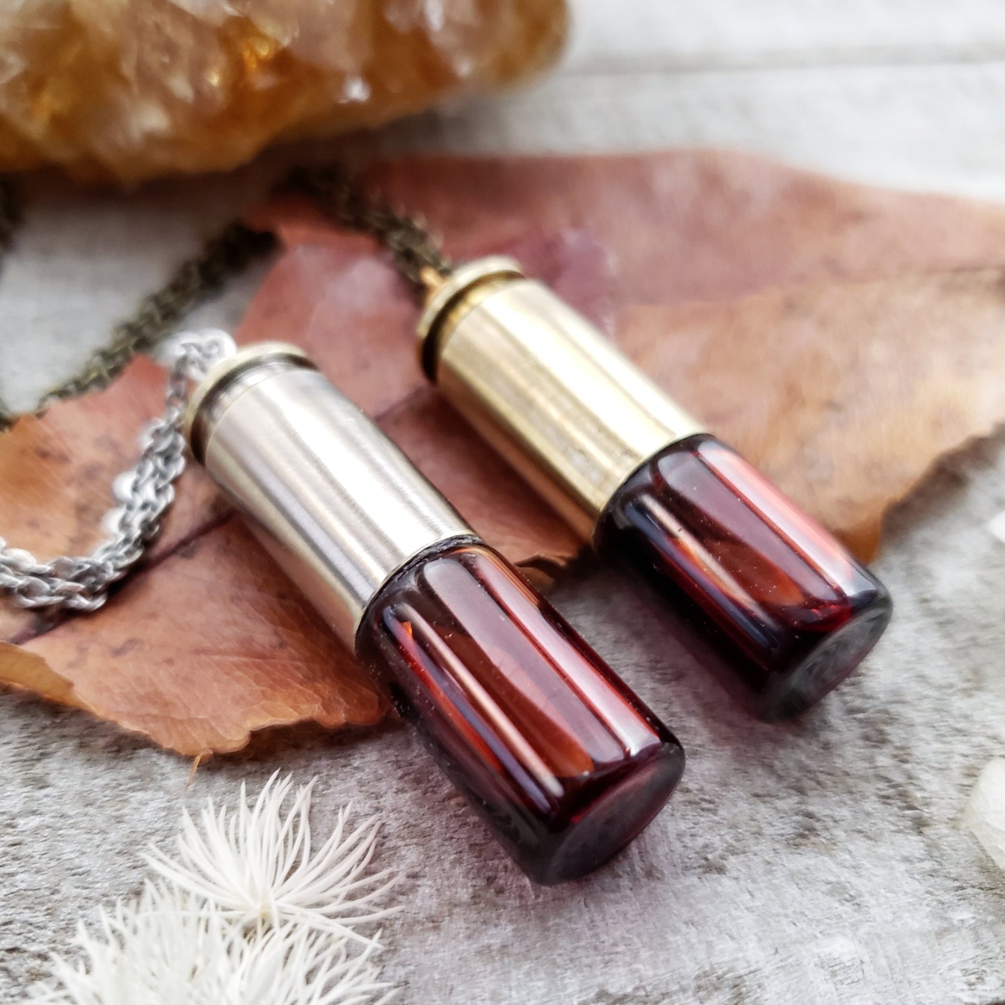 Blood bullet necklace - til death do us part