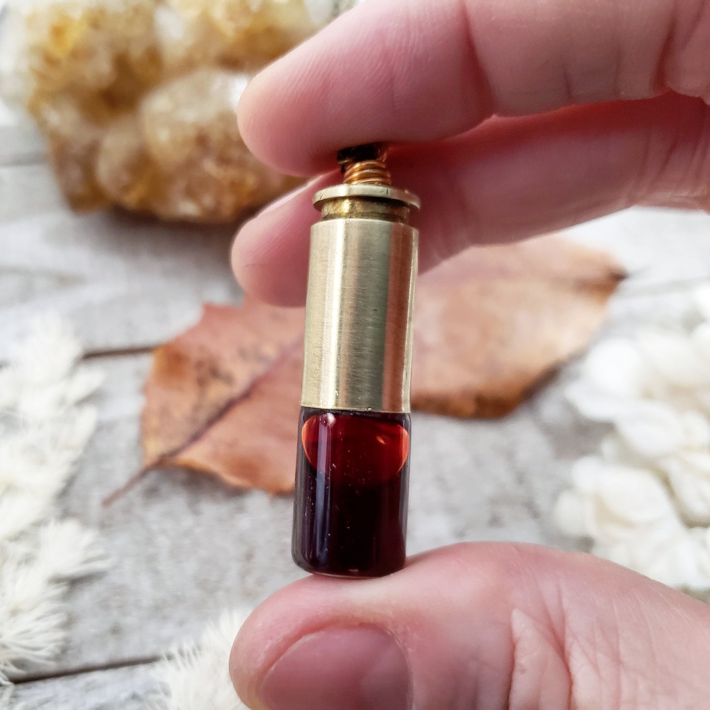 Blood bullet necklace - til death do us part