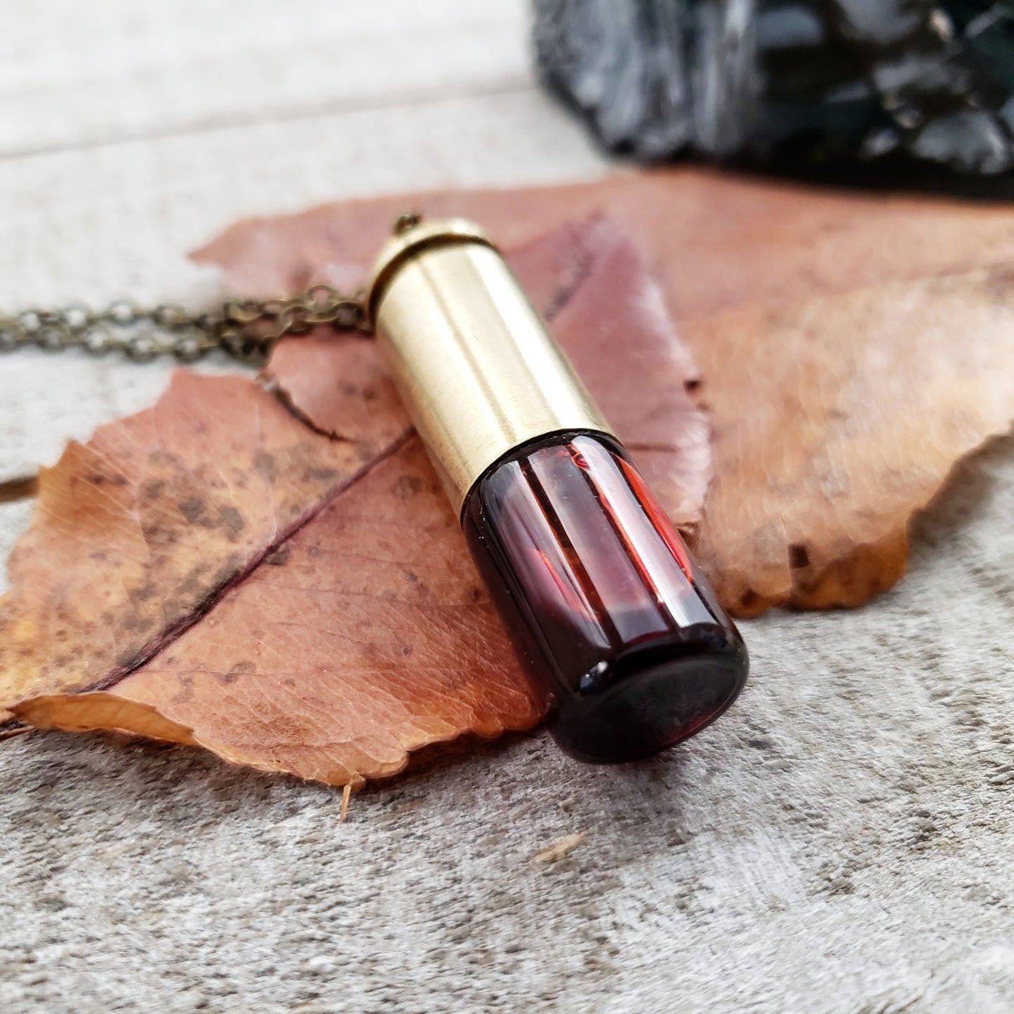 Blood bullet necklace - til death do us part