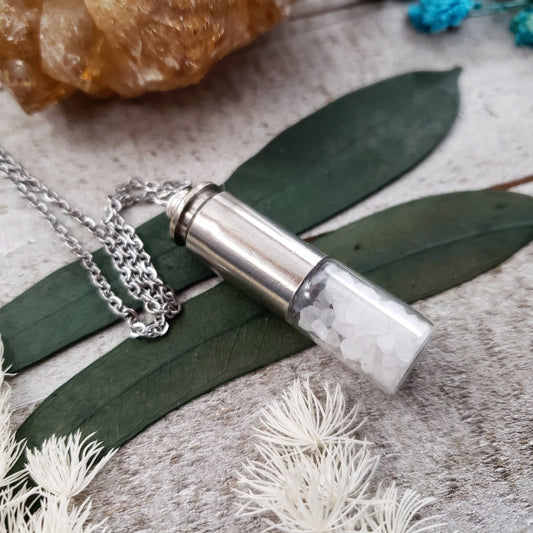 Supernatural salt necklace