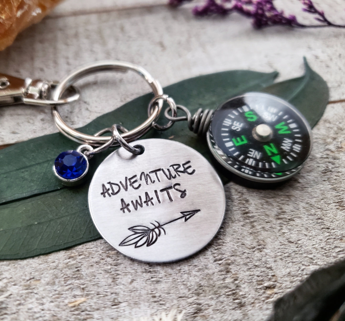 Adventure Awaits Keychain