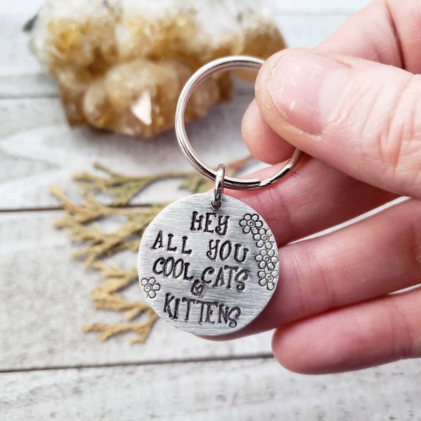 Hey all you cool cats and kittens Keychain
