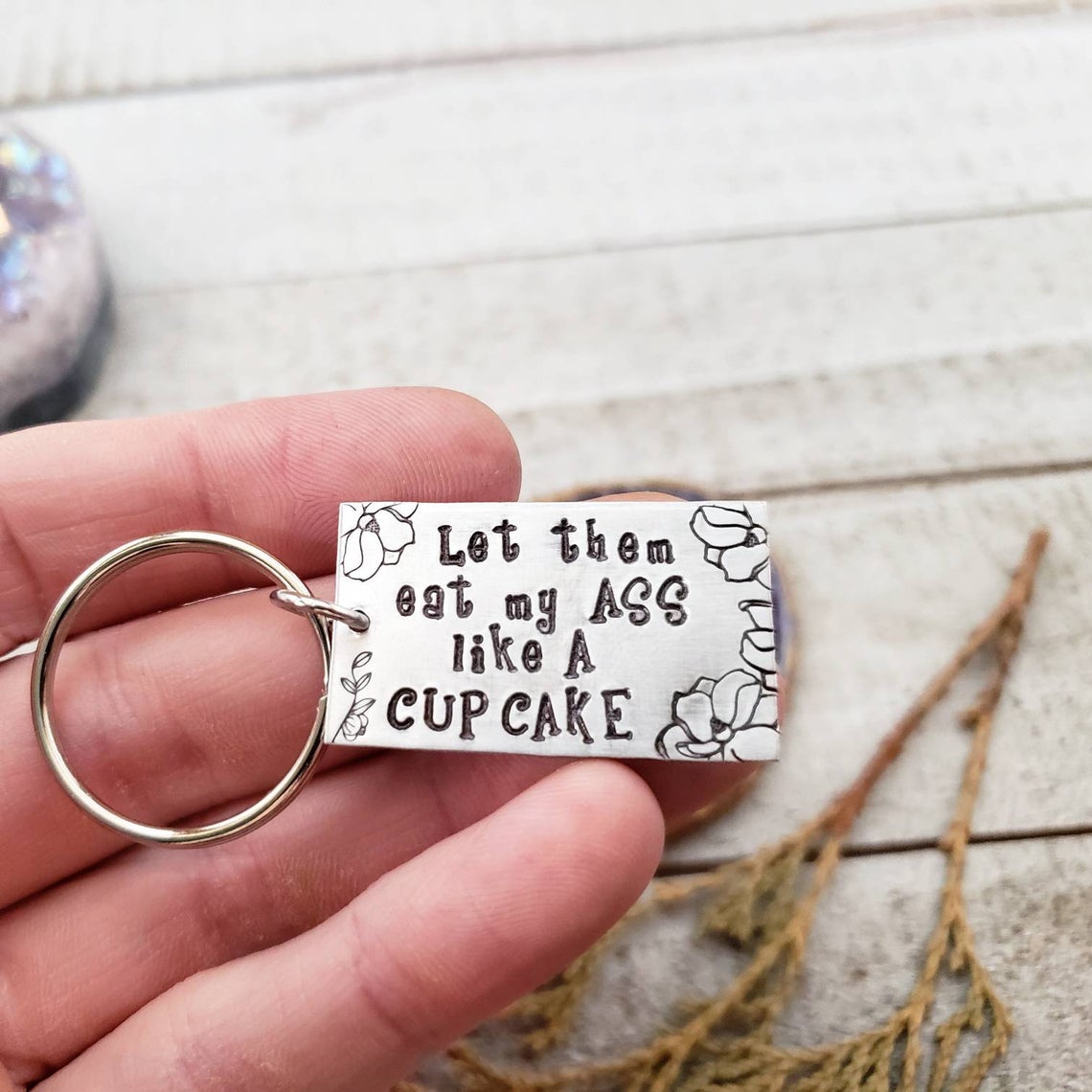 Eat My Cupcake keychain