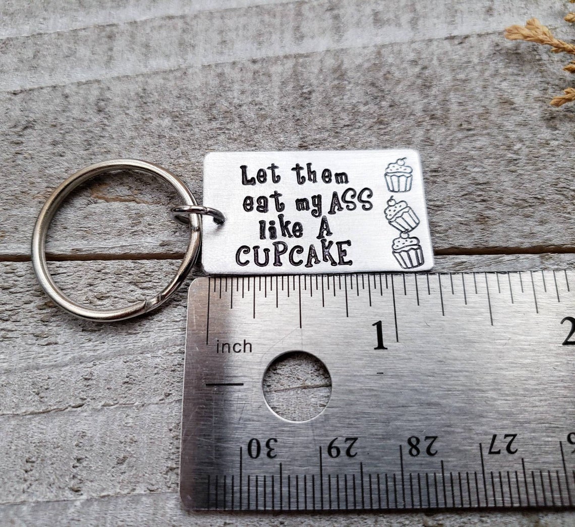 Eat My Cupcake keychain