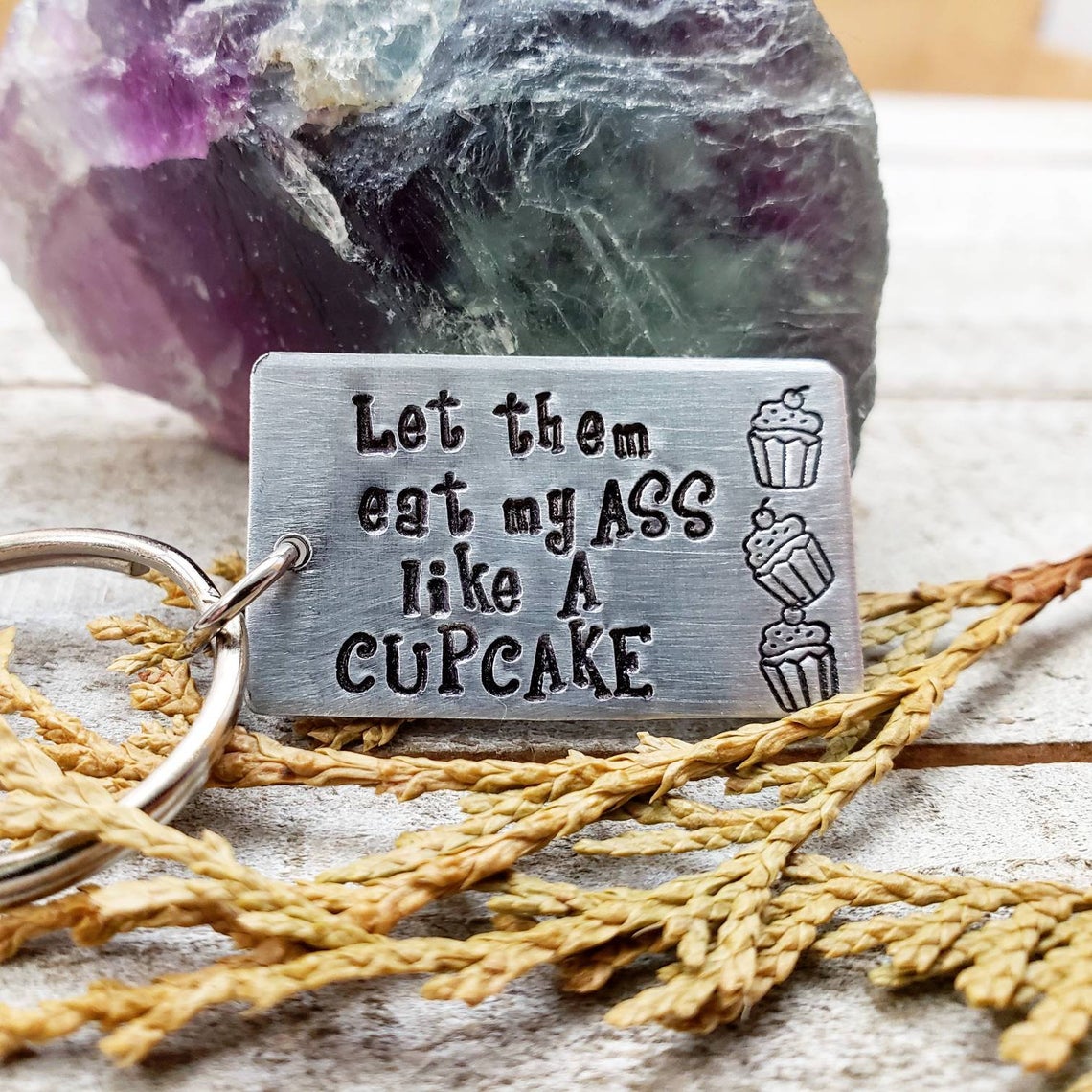 Eat My Cupcake keychain