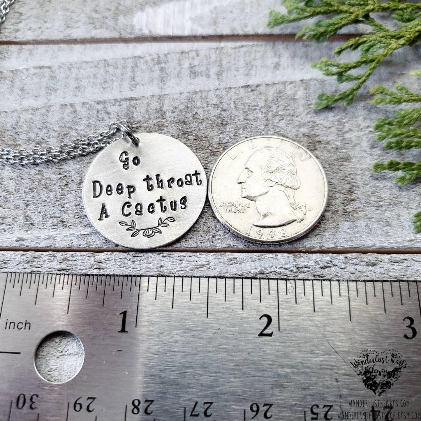 Go deep throat a catcus Necklace