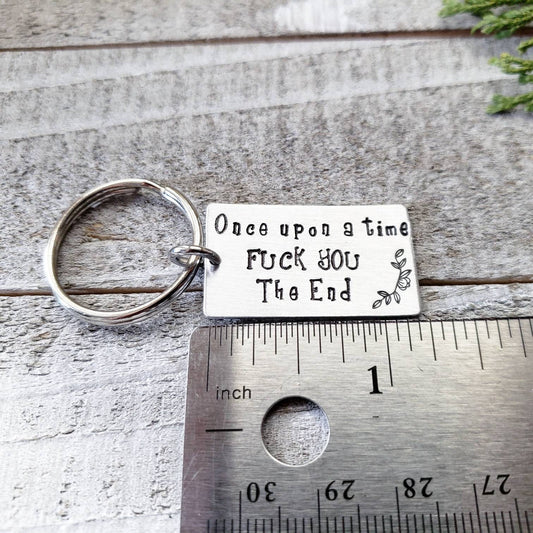 Story time F you keychain