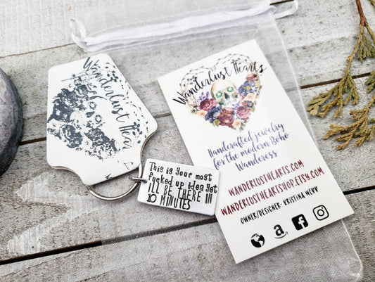 Partners in crime BFF keychain