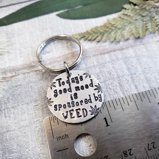 Good mood Stoner keychain