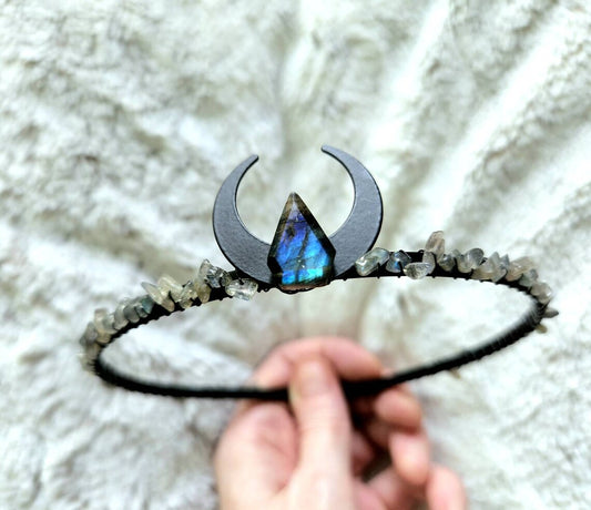 Nyx night goddess headpiece