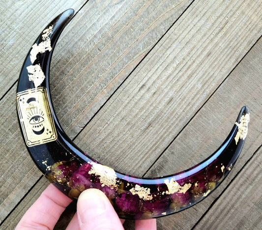 Mystical Tarot moon hair fork