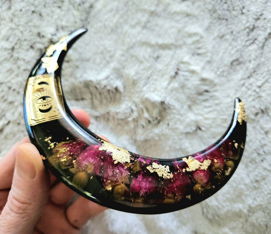 Mystical Tarot moon hair fork