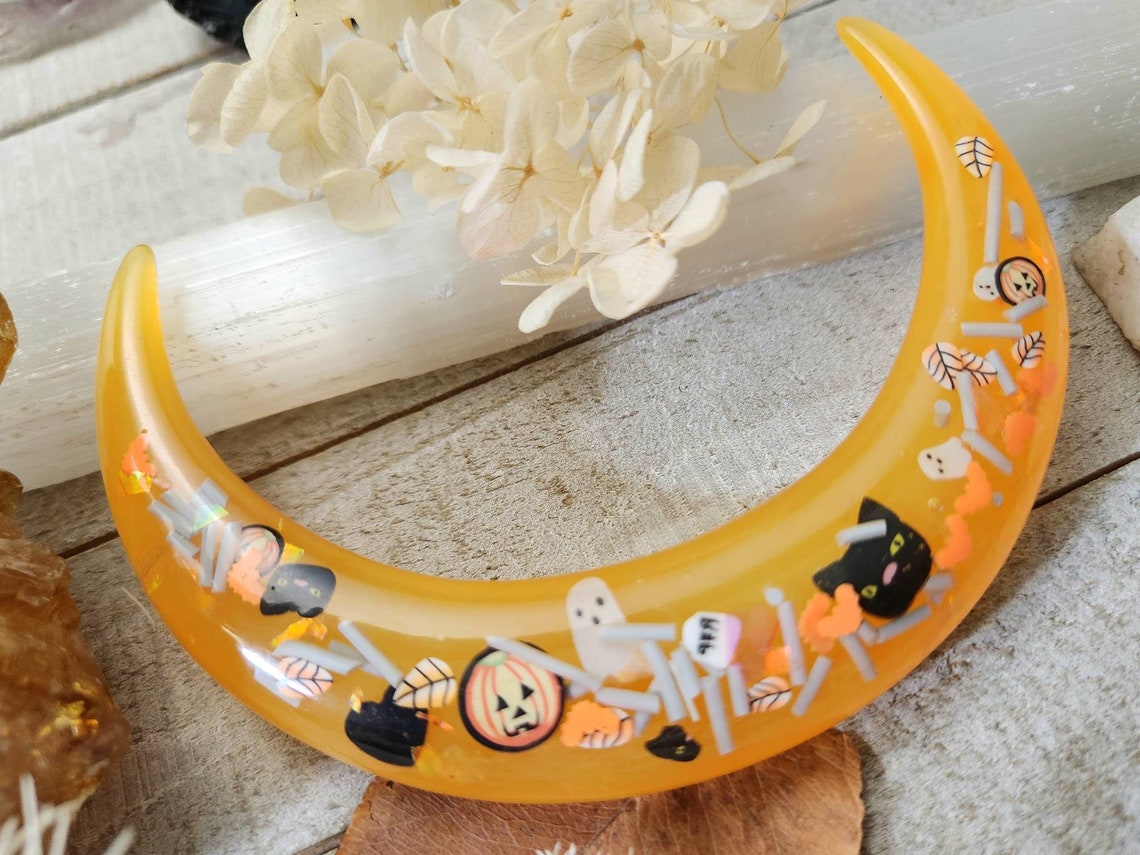 Halloween glow hair fork