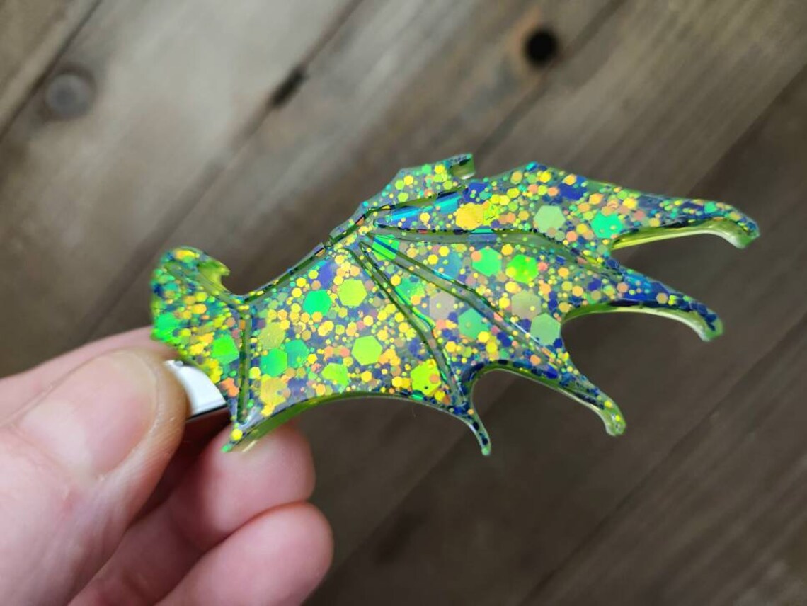 Dragon wing hair clips 2pc sets