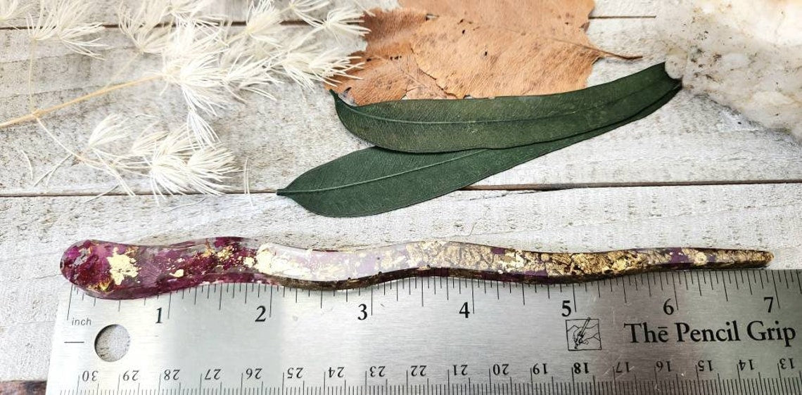 Rose goddess hair stick