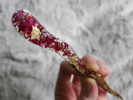 Rose goddess hair stick