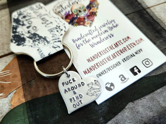 F*ck around find out keychain