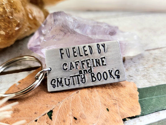Fueled by smut book keychain