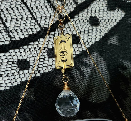 Fortune teller tarot hanging sign