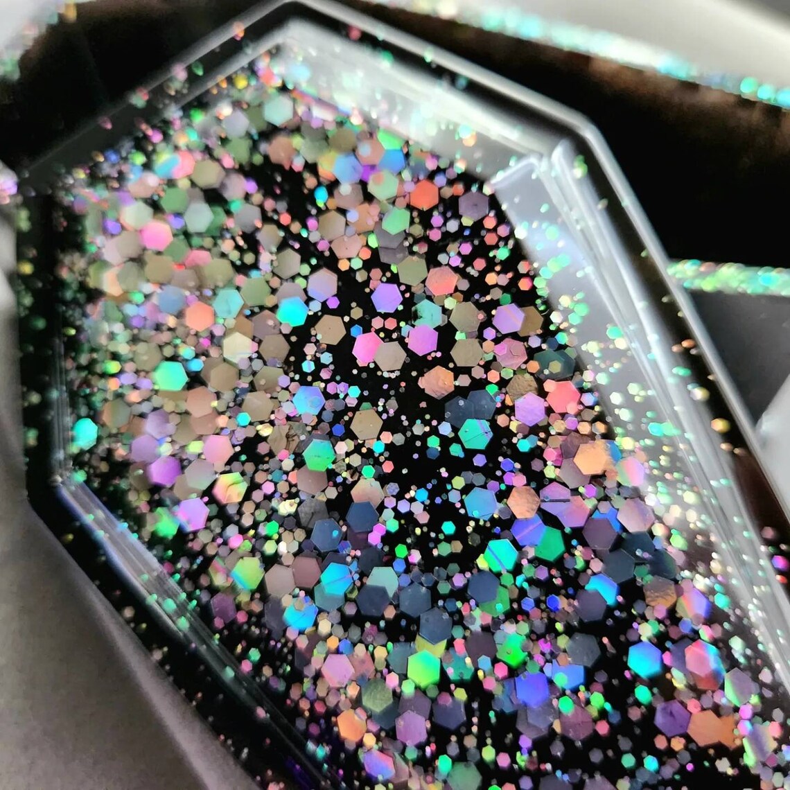 Glitter Coffin trinket box