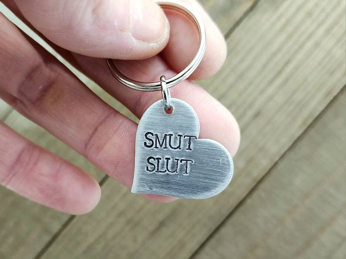Smut book lover keychain