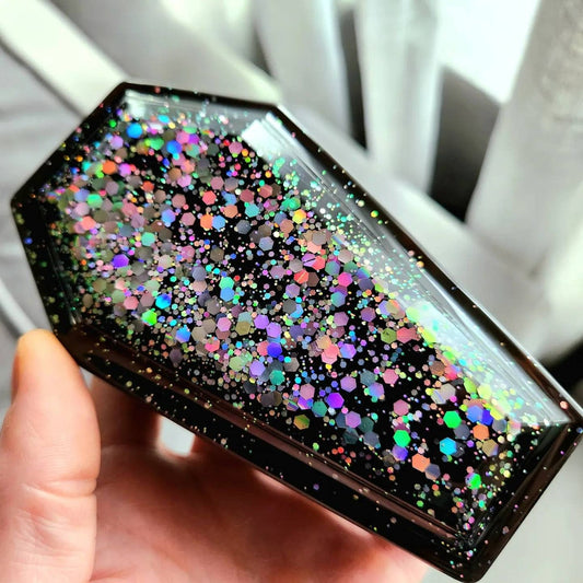 Glitter Coffin trinket box