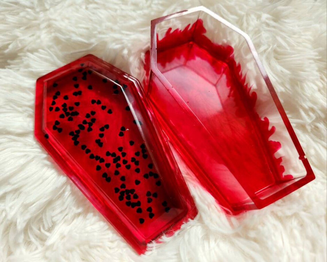 Bloody valentine Coffin trinketbox
