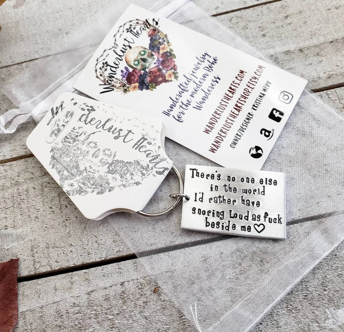 No one else in the world keychain