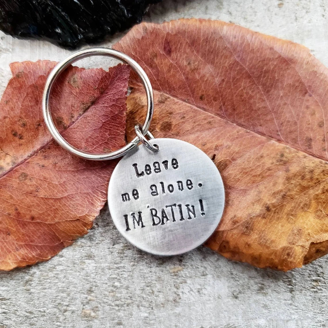 Idiocracy Batin' keychain