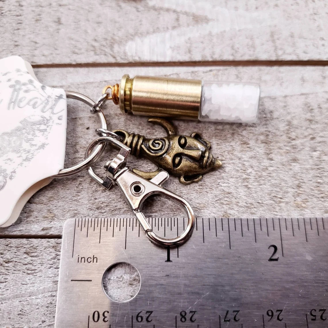 Supernatural amulet keychain