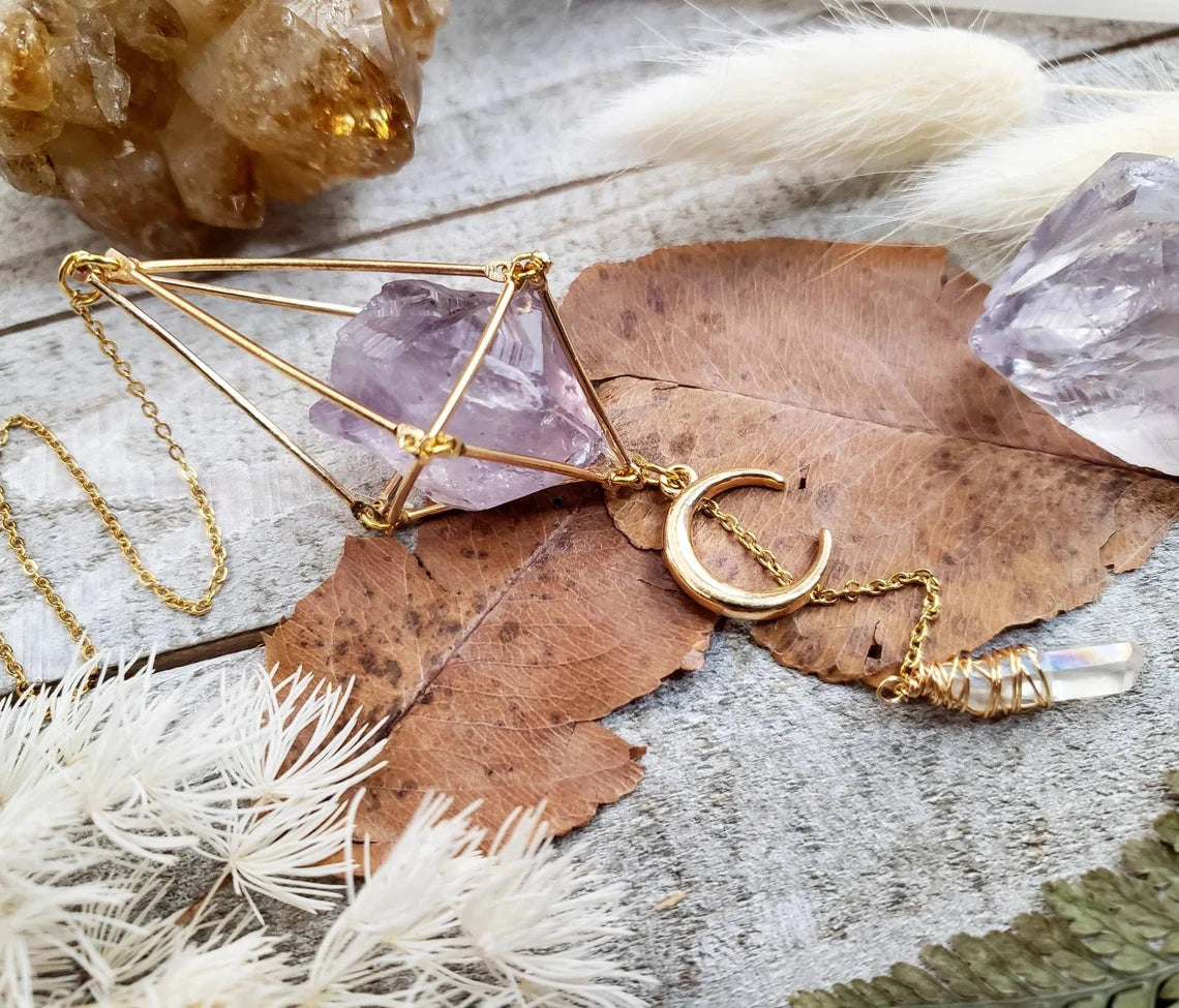 Amethyst prism Suncatcher