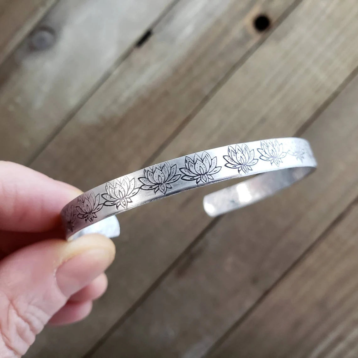 Lotus flower cuff
