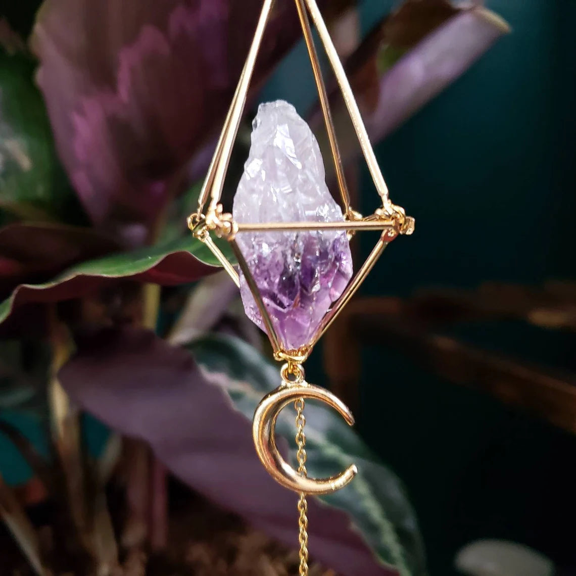 Amethyst prism Suncatcher