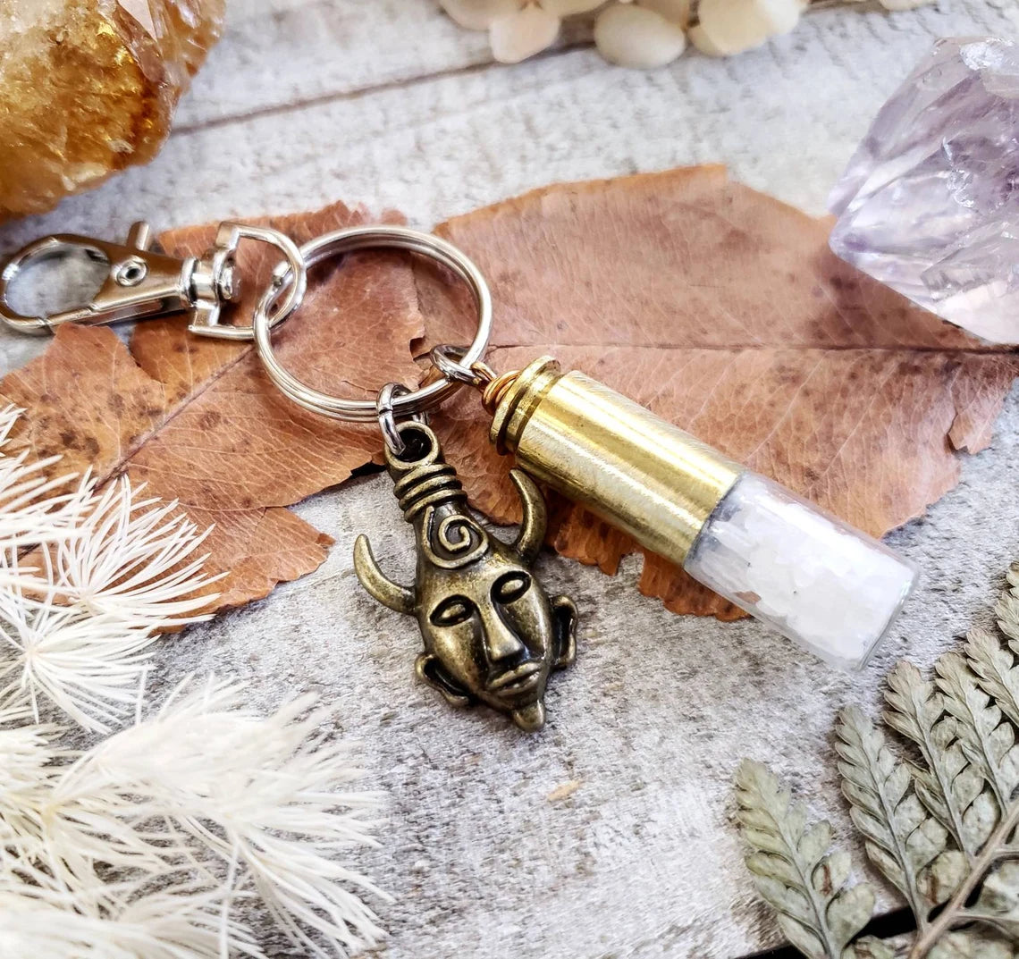 Supernatural amulet keychain