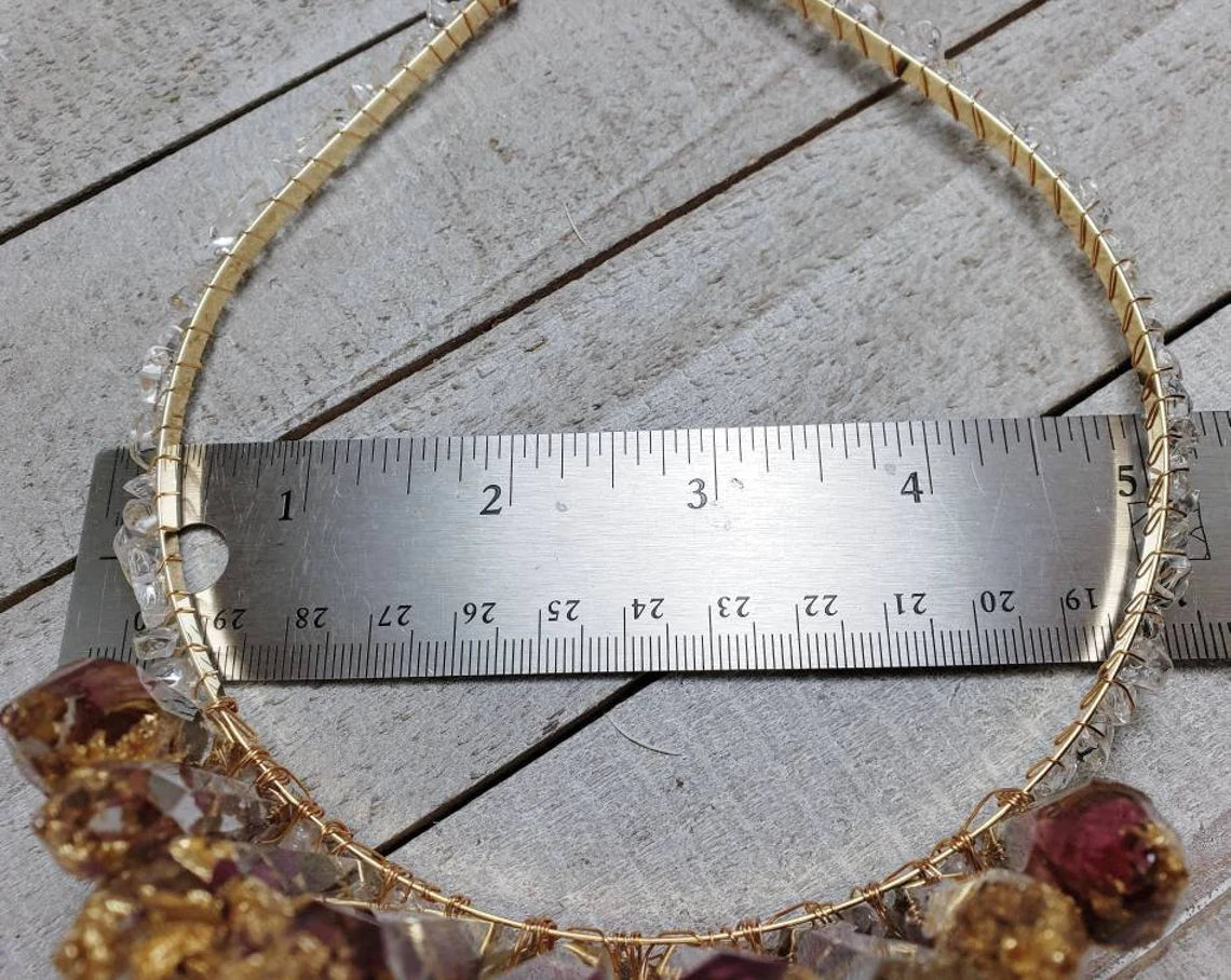 Aphrodite crown of roses Headpiece