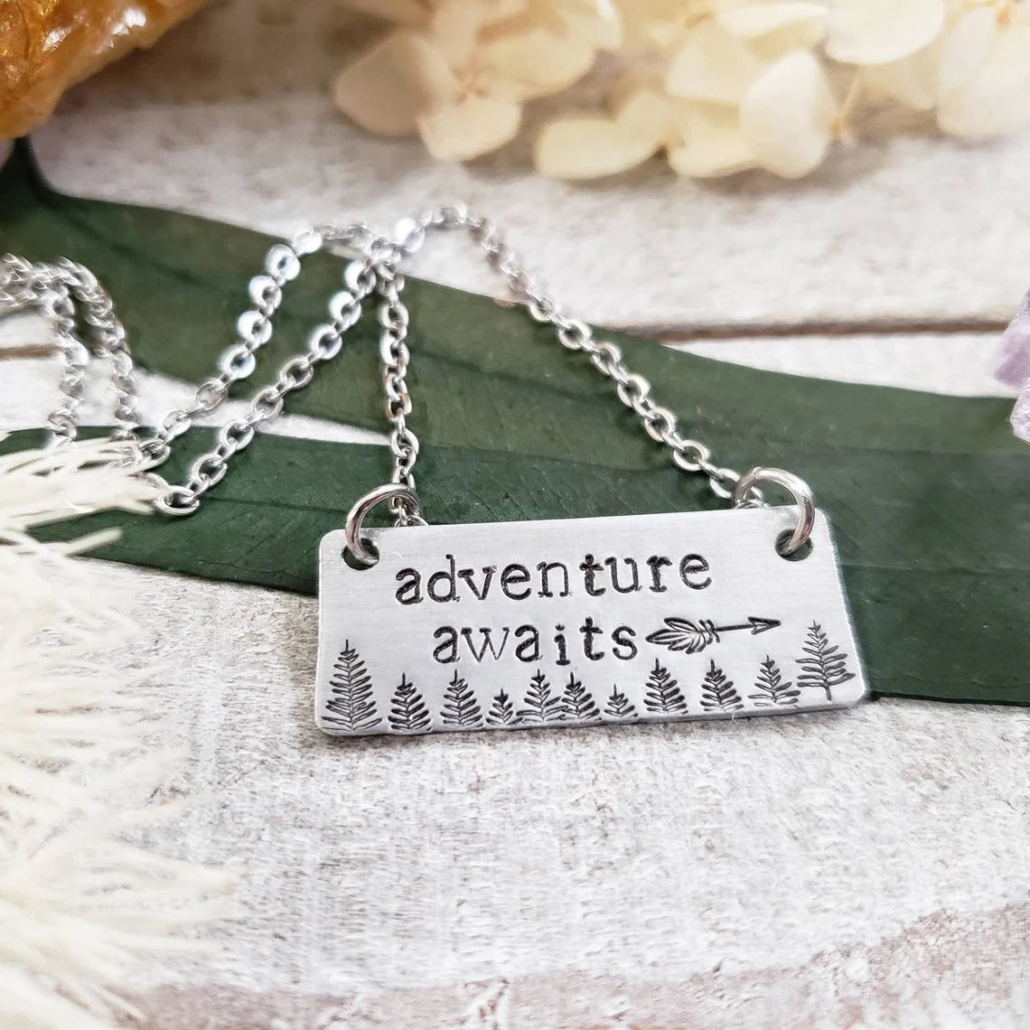 Adventure awaits necklace