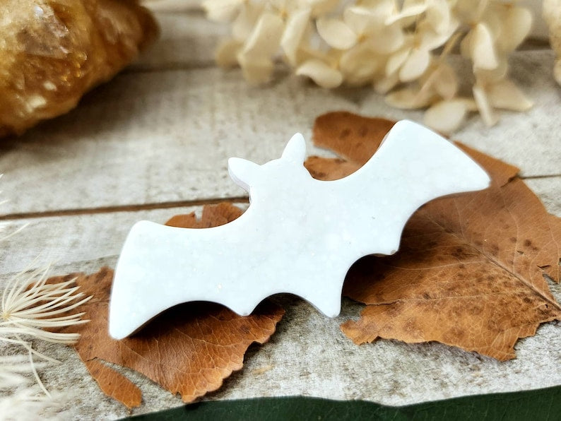 Glitter Bat hair clip 2pc set