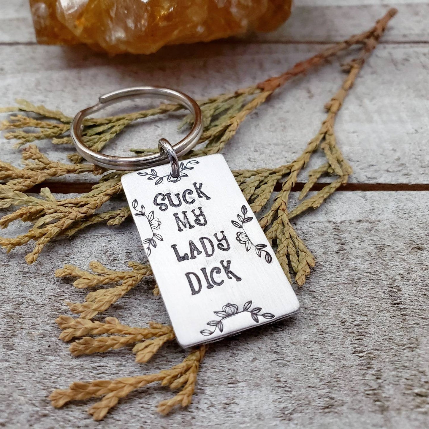 Suck my lady dick keychain