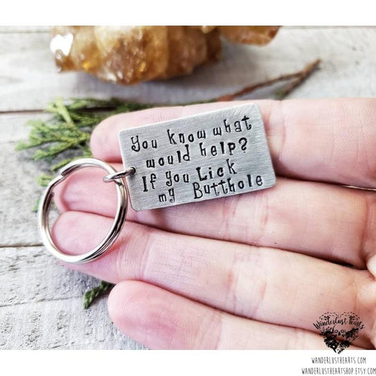 Lick my Butthole Keychain